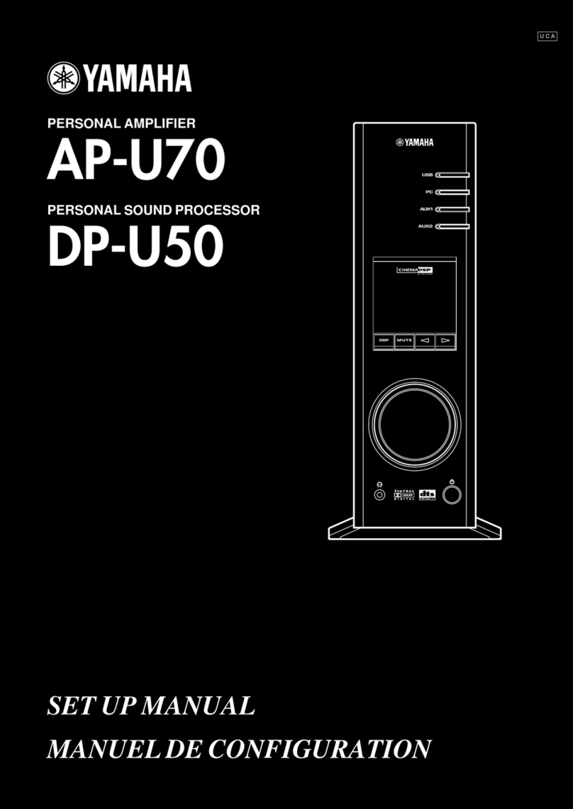 Yamaha AP-U70 User guide