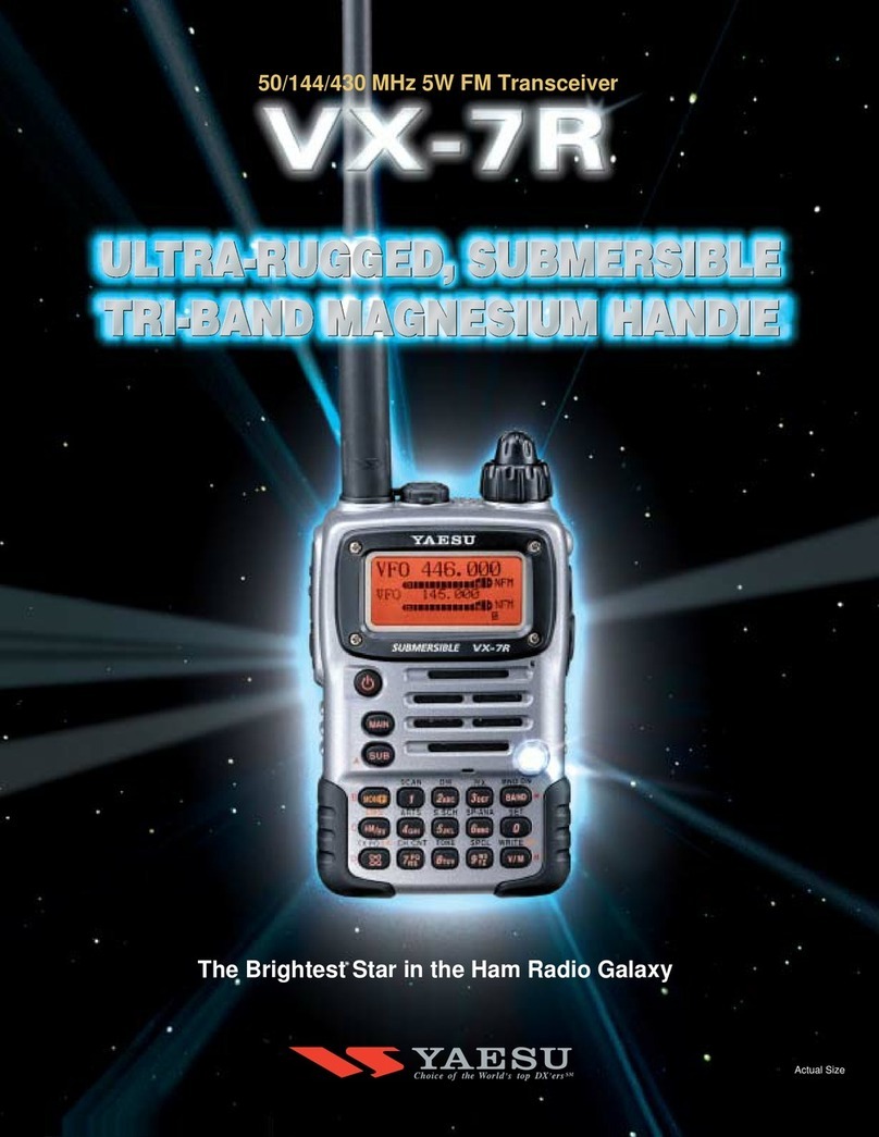 Yaesu VX-7R User manual