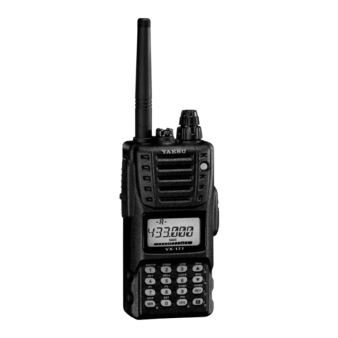 Yaesu VX-177 User manual Yaesu VX-177 User manual
