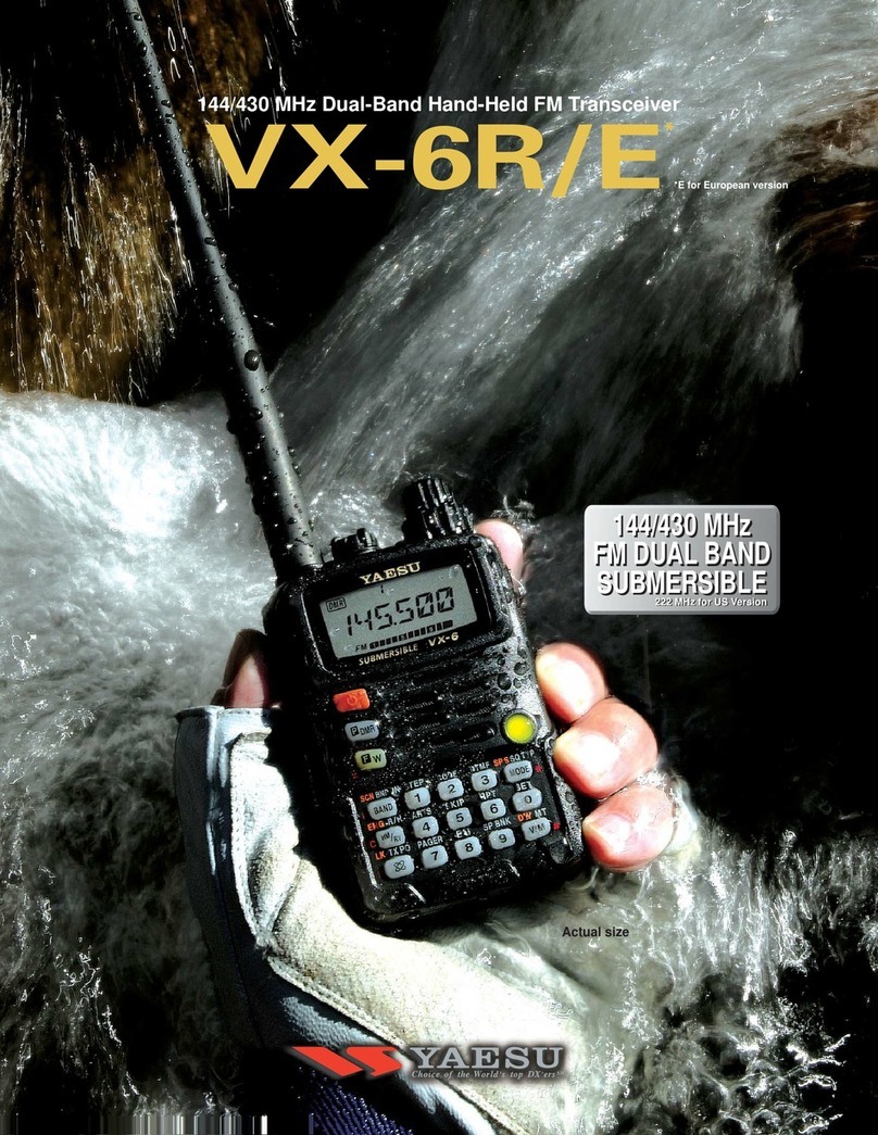 Yaesu VX-6R User manual