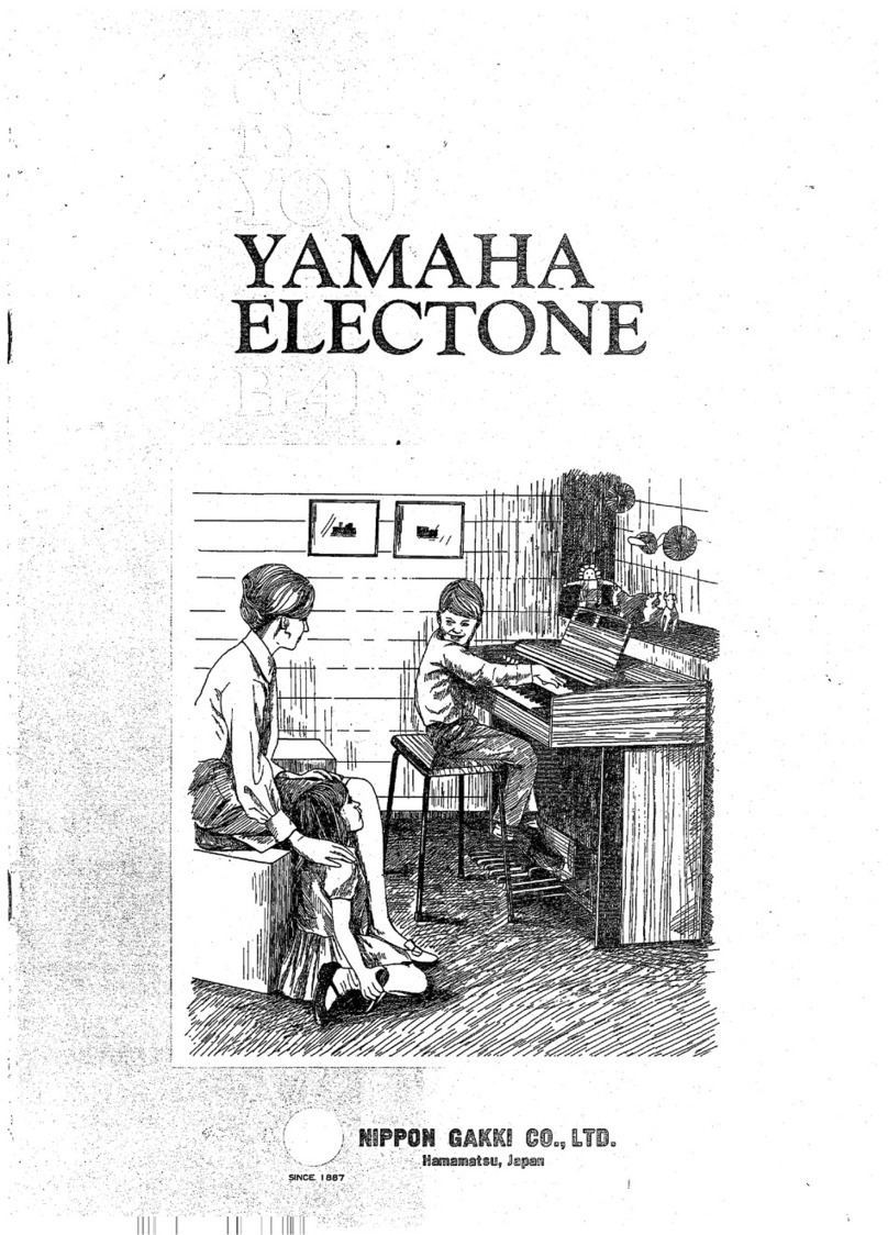 Yamaha Electone B-4B Playing guide
