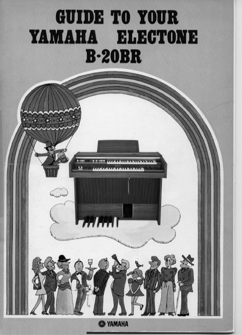 Yamaha Electone B-20BR user guide