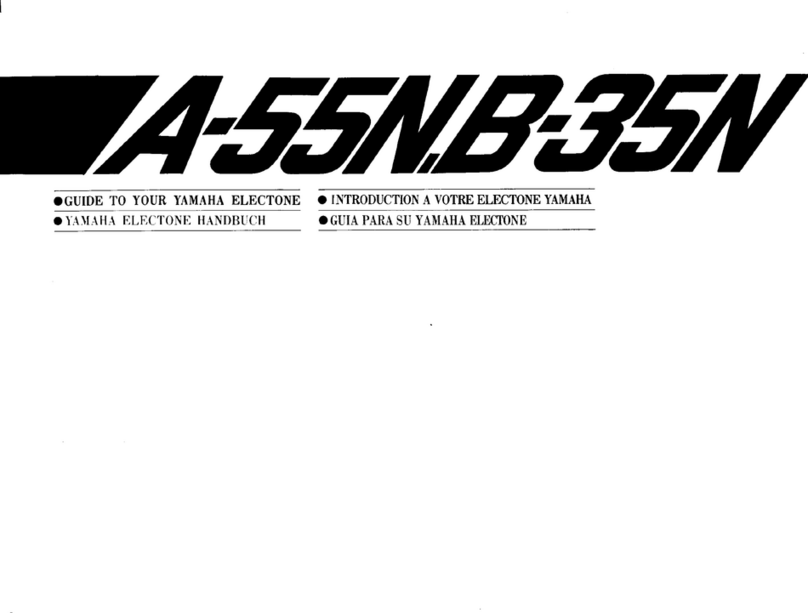 Yamaha Electone A-55N user guide