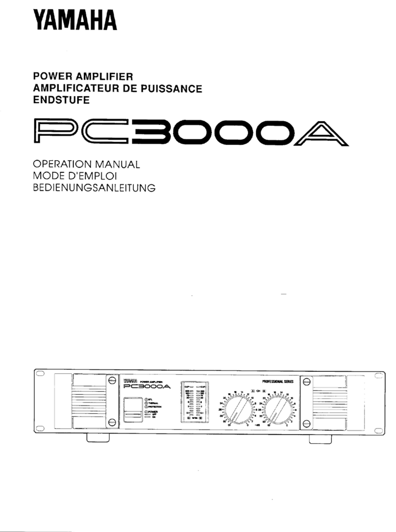 Yamaha PC3000A User manual