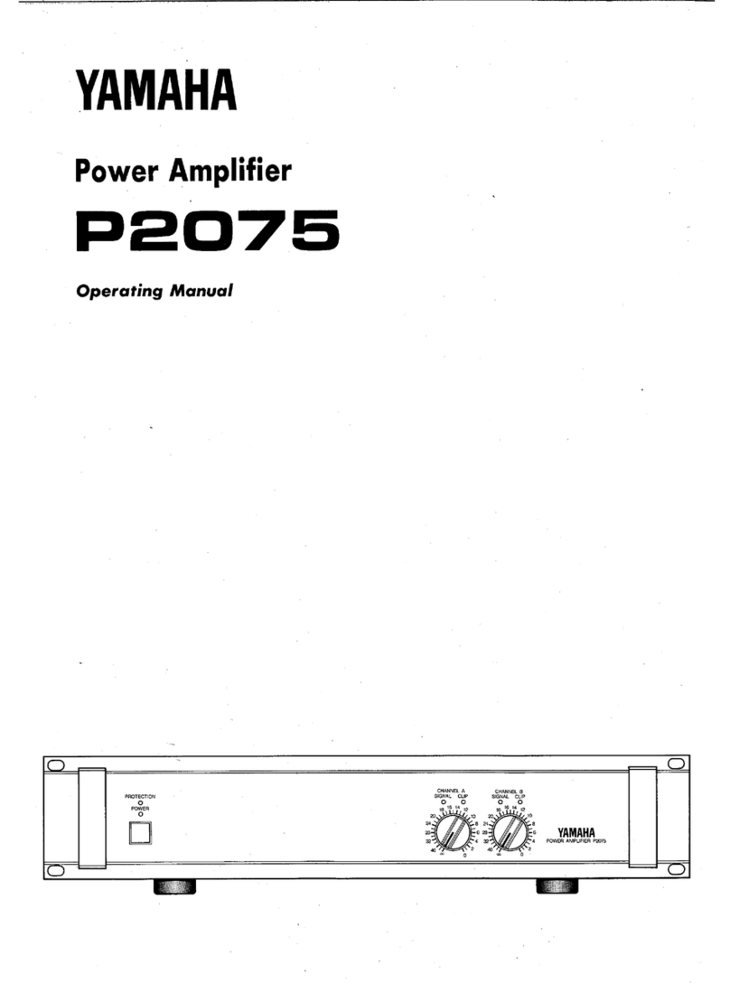 Yamaha P2075 operating manual