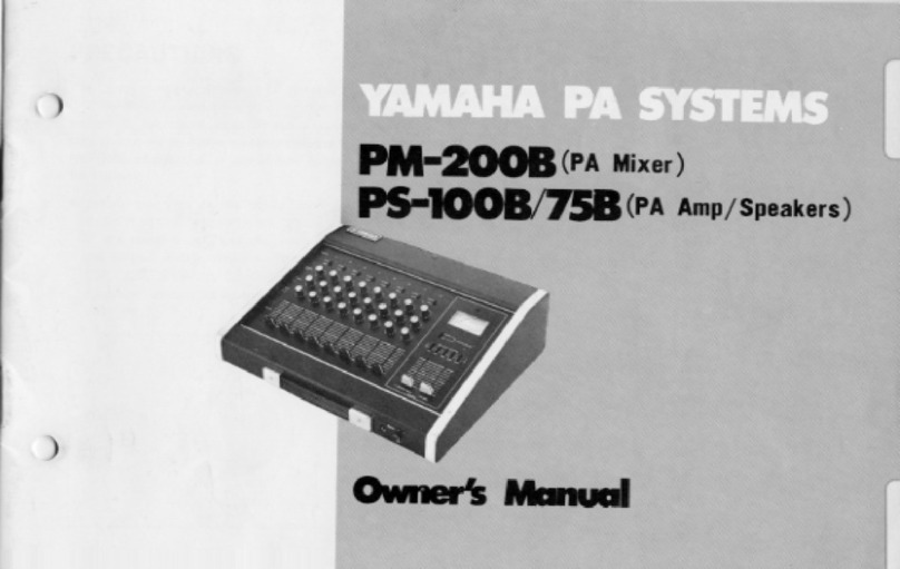 Yamaha PS-100B User manual