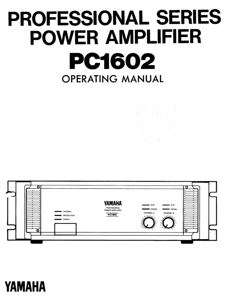 Yamaha PC1602 operating manual