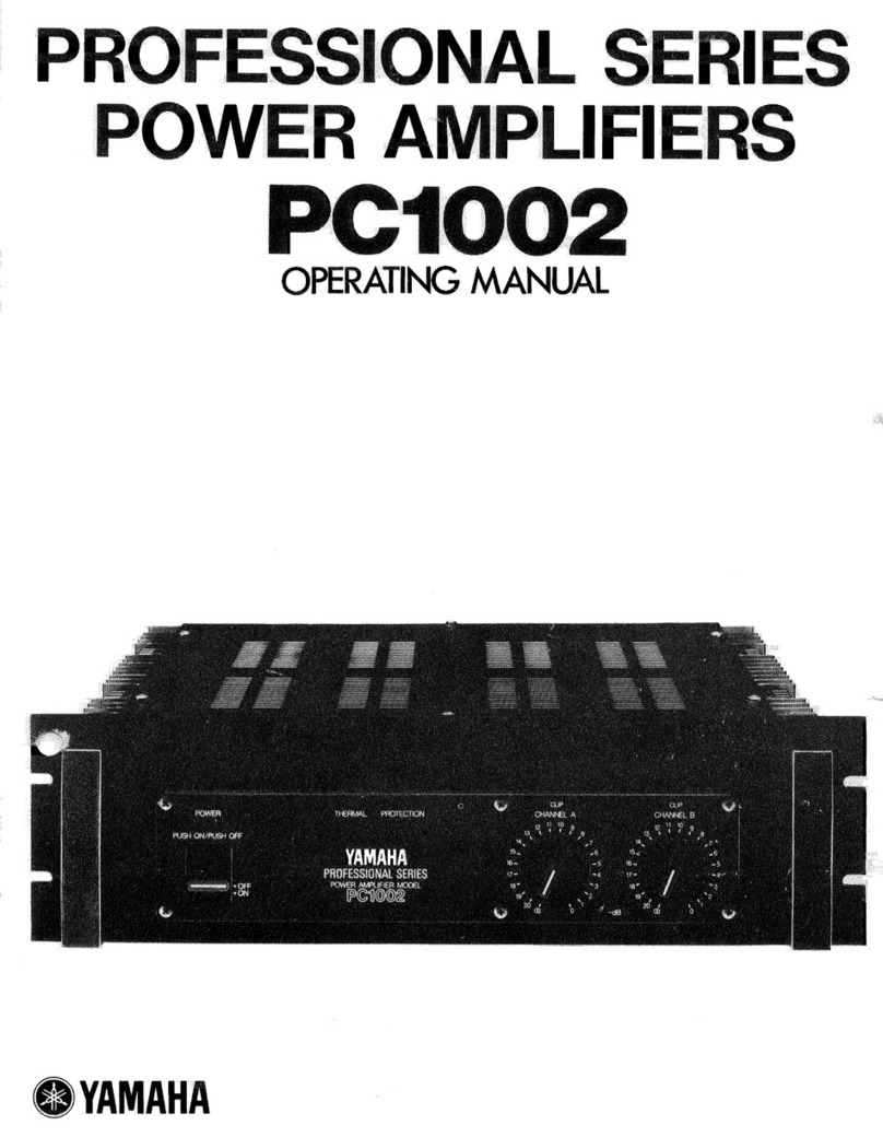 Yamaha PC1002 User manual