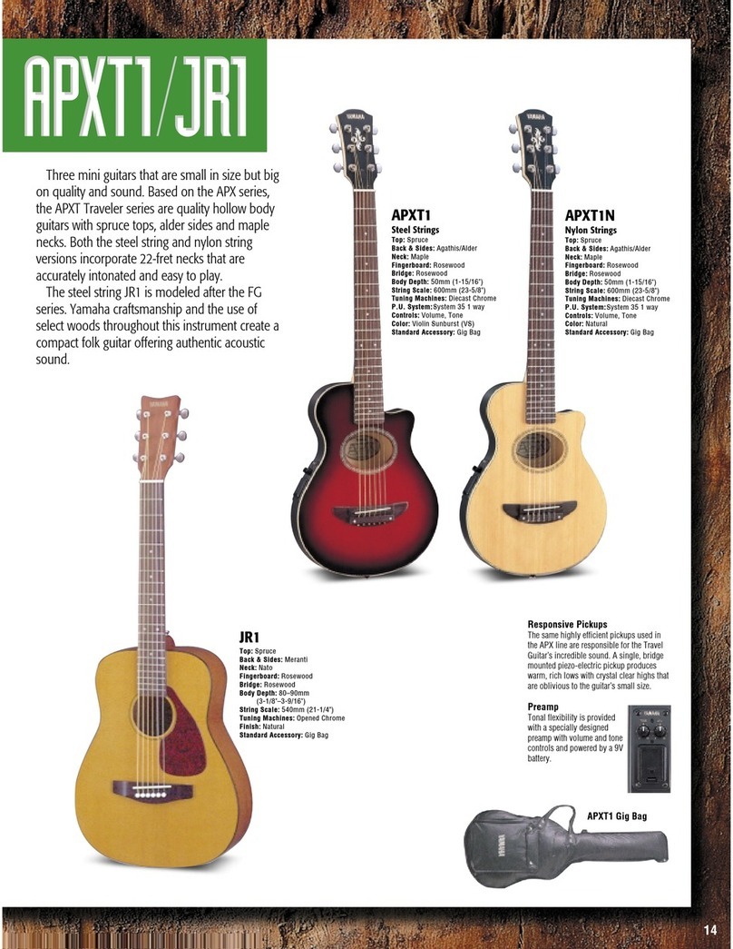 Yamaha APXT1 Specifications