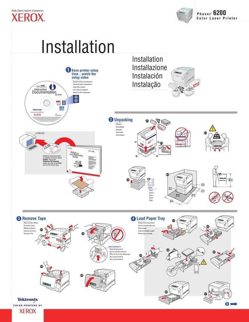 Xerox Phaser 6200 User manual