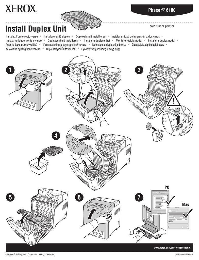 Xerox Phaser 6180 User manual