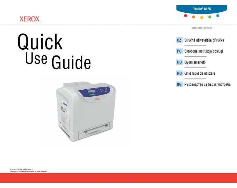 Xerox Phaser 6125 Operating manual