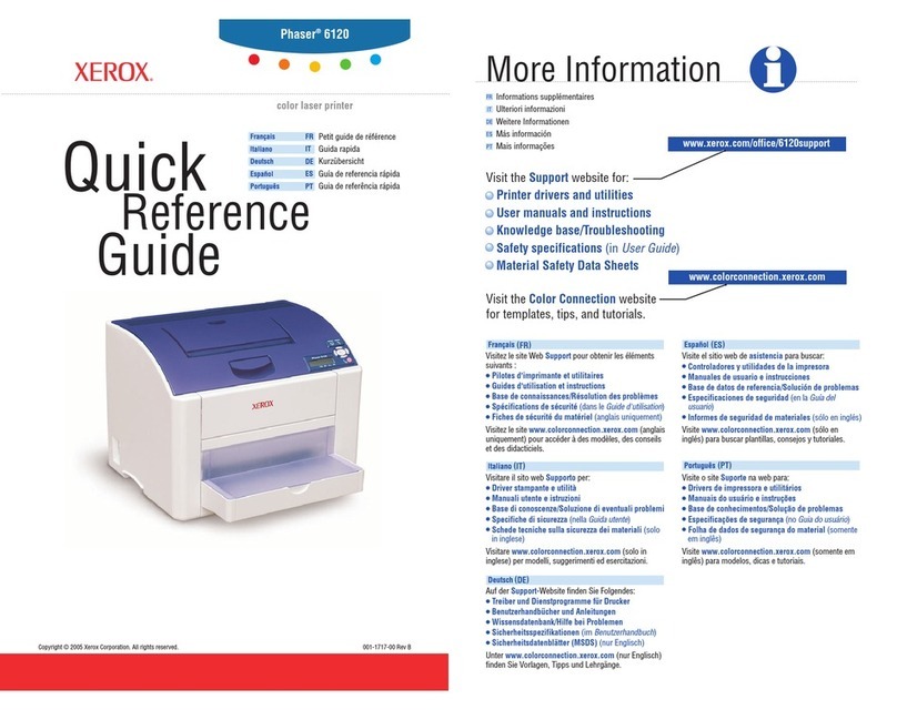 Xerox Phaser 6120 User manual Xerox Phaser 6120 User manual