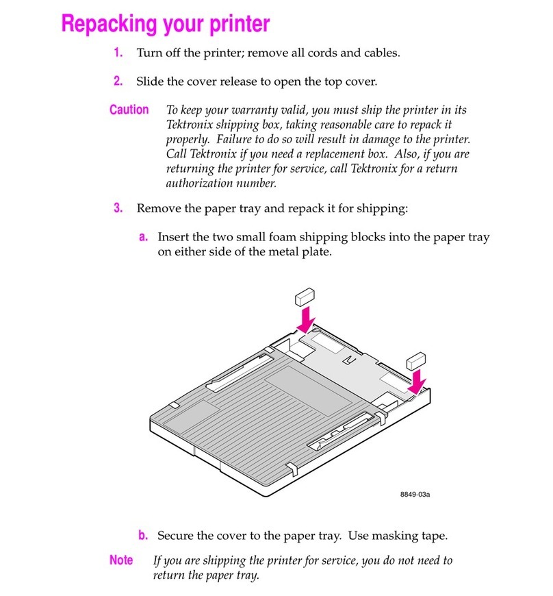 Xerox Phaser 480X Repacking guide