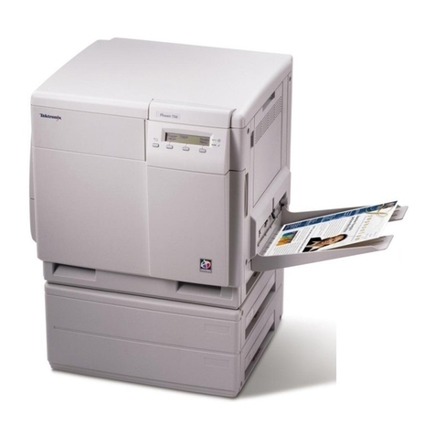 Tektronix Phaser 740 Installation and maintenance instructions
