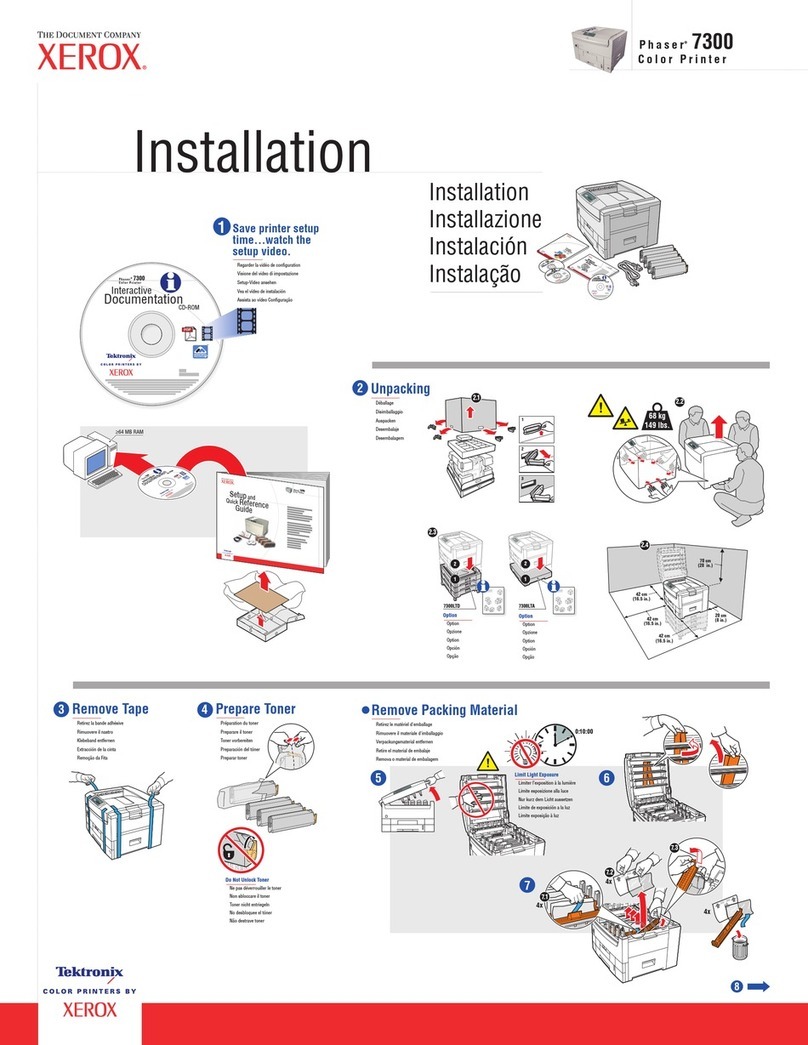 Xerox Phaser 7300 User manual