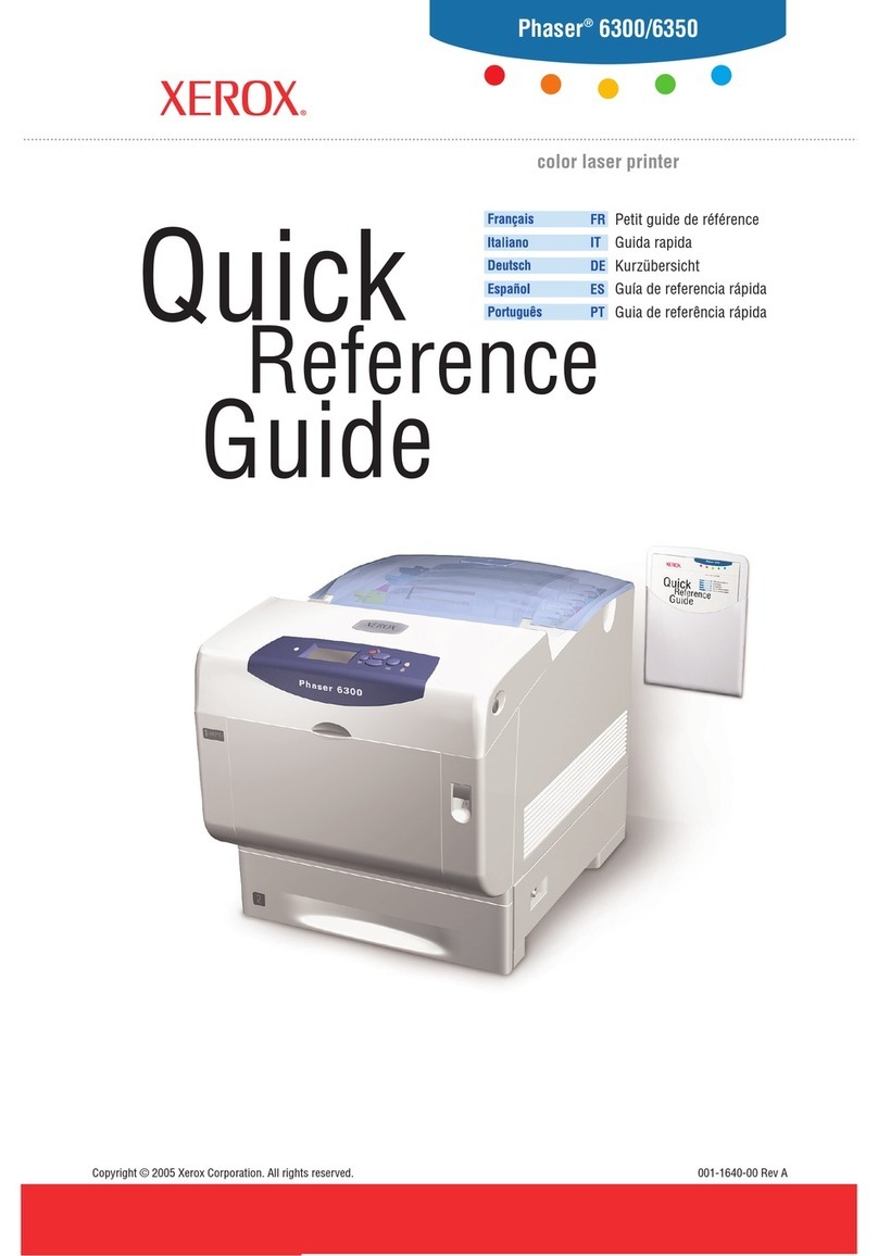 Xerox Phaser 6300 User manual Xerox Phaser 6300 User manual