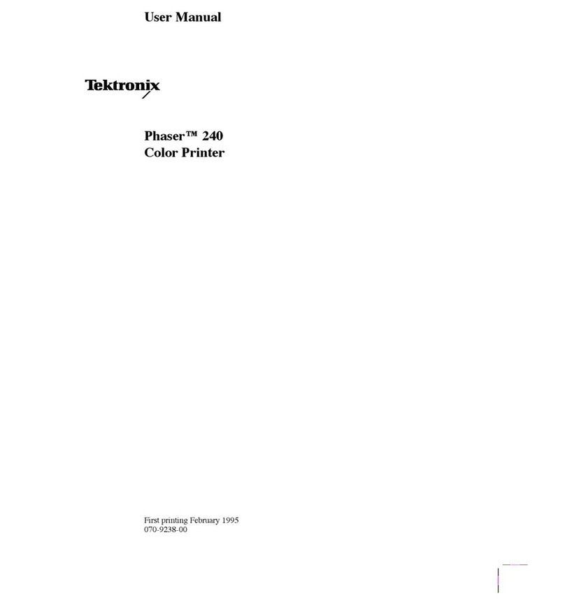 Tektronix PHASER 240 User manual
