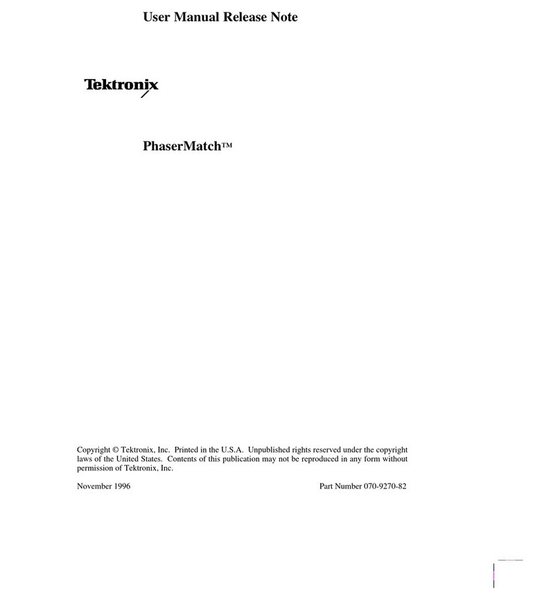 Tektronix Phaser 300X user manual