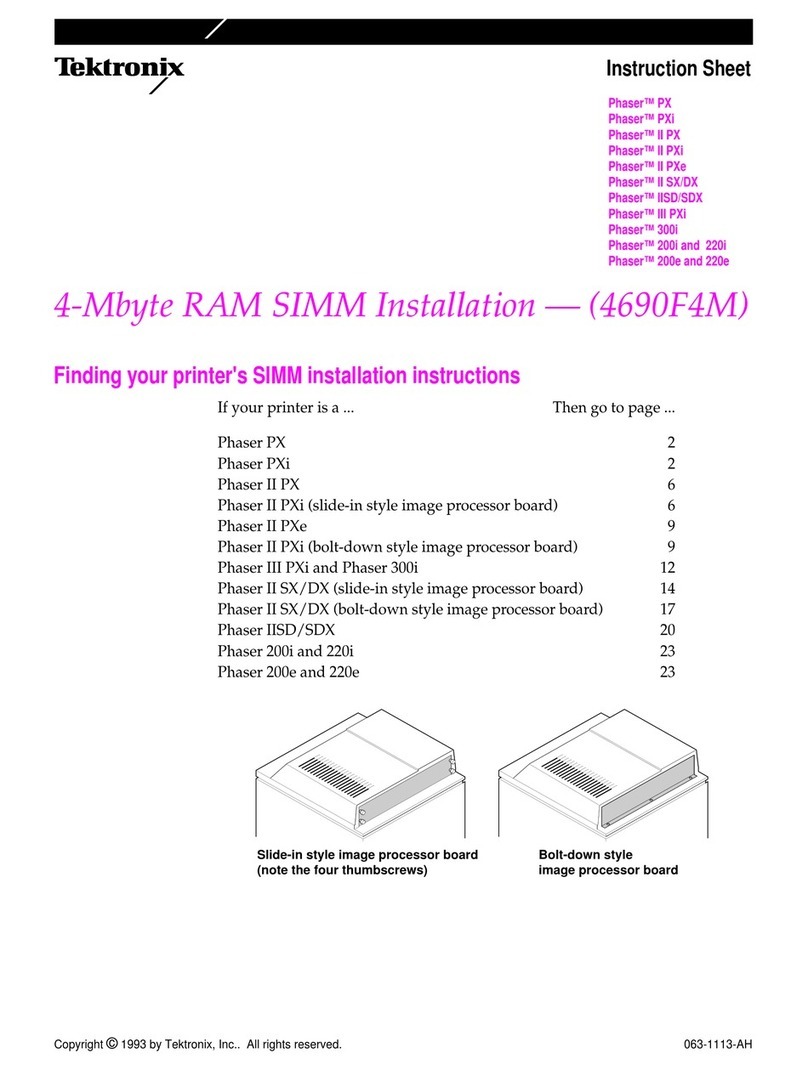 Xerox Phaser 200E User manual