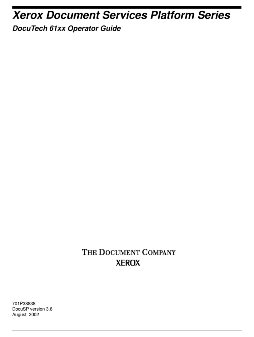 Xerox Docutech 6100 Manual