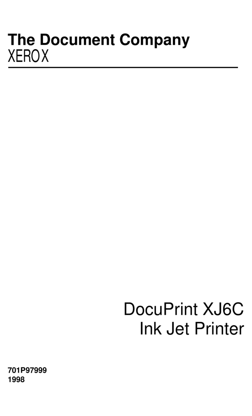 Xerox DocuPrint XJ6C User manual