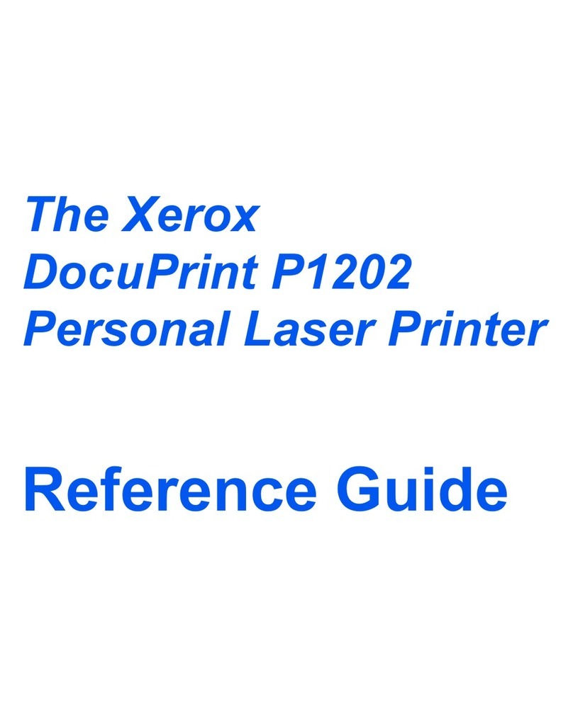 Xerox DocuPrint P1202 User manual