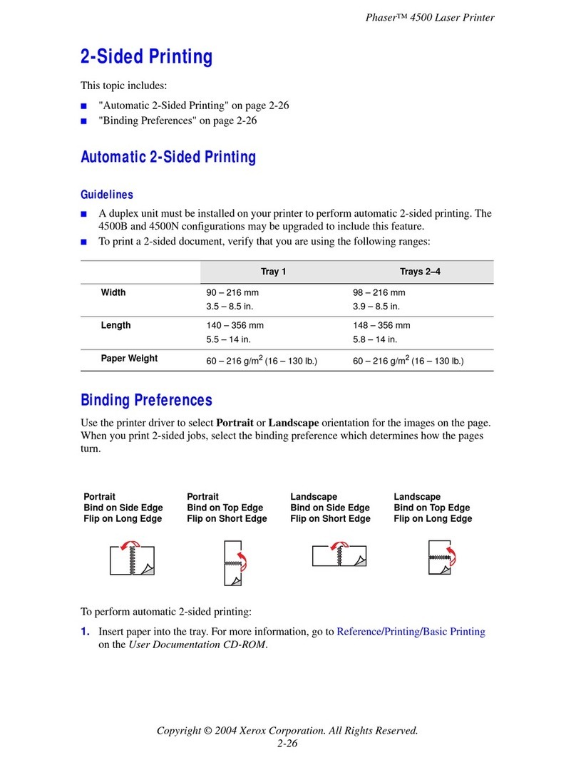 Xerox Phaser 4500 Manual