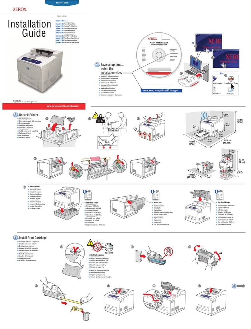 Xerox Phaser 4510 User manual