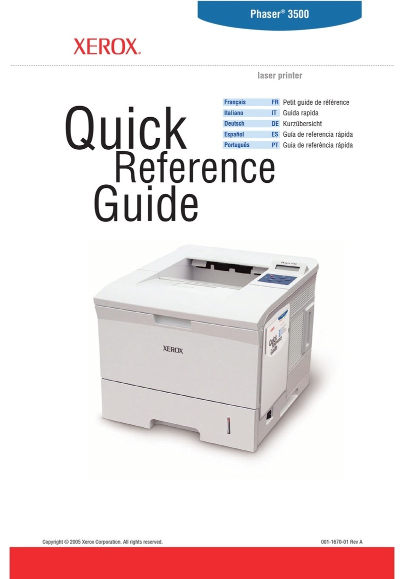 Xerox PHASER 3500 User manual