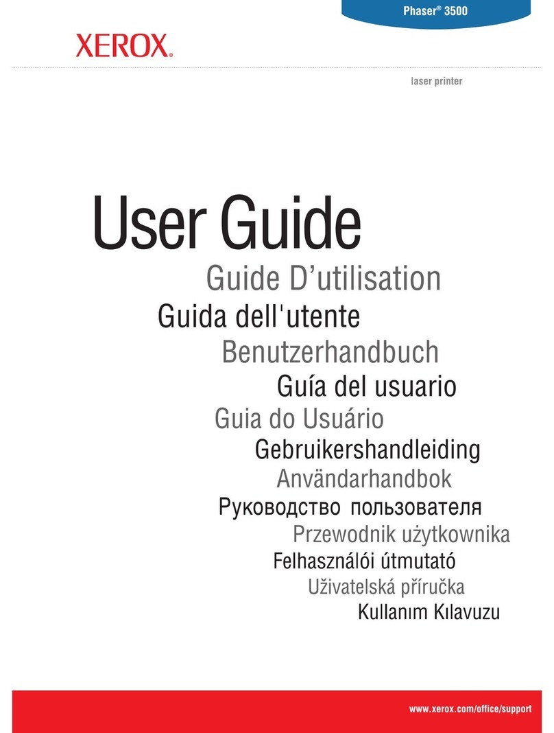 Xerox PHASER 3500 User manual