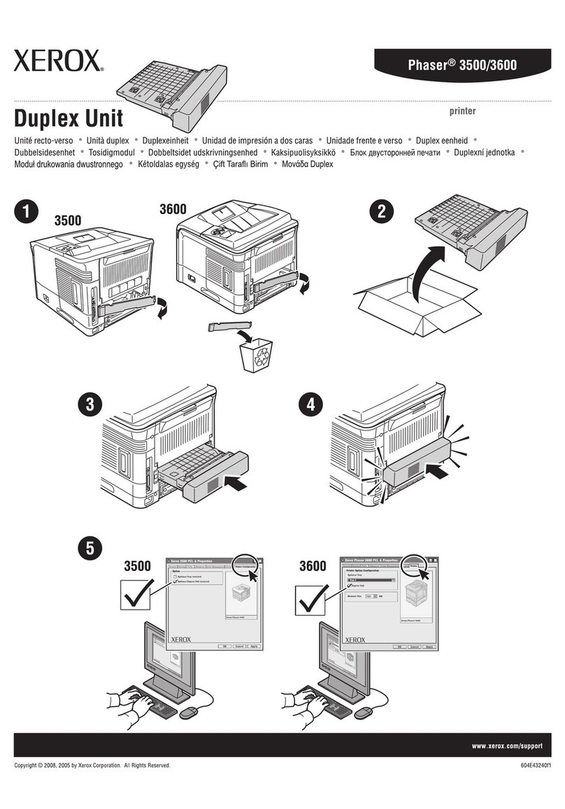 Xerox PHASER 3500 User manual