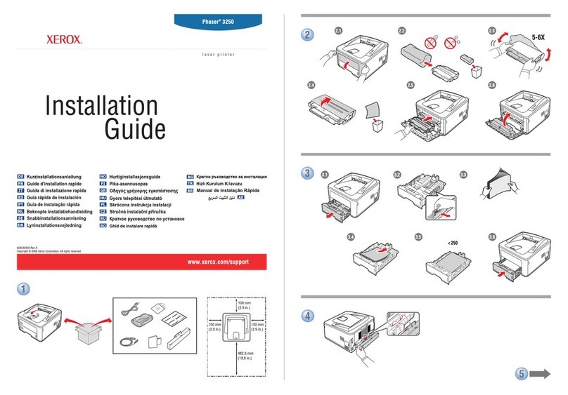 Xerox Phaser 3250 User manual