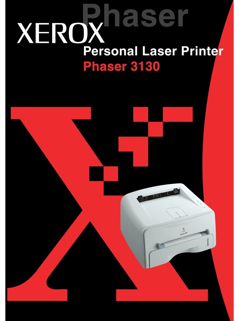 Xerox 3130 - Phaser B/W Laser Printer User manual