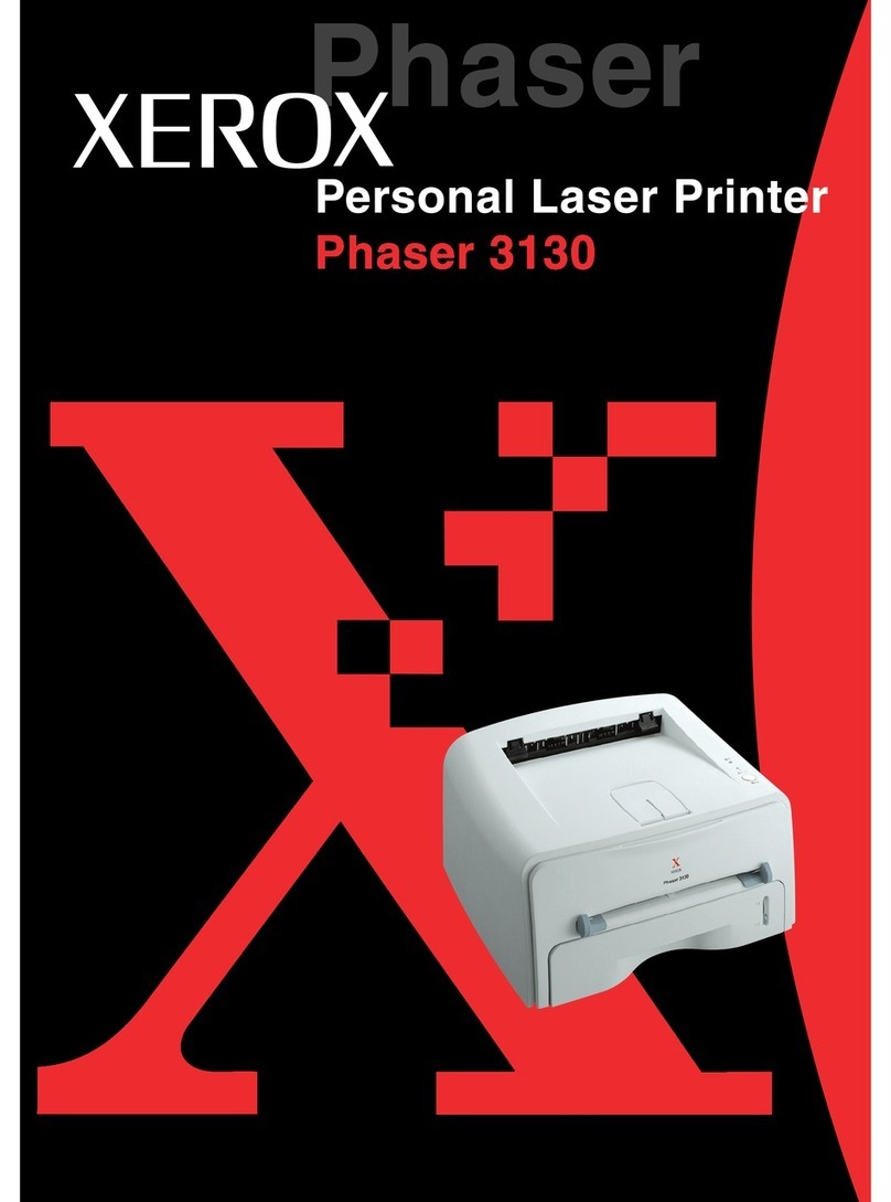 Xerox 3130 - Phaser B/W Laser Printer User manual