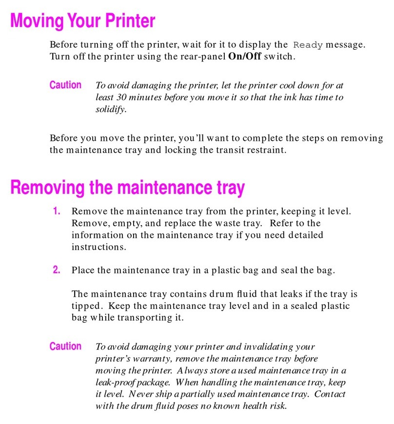 Xerox PHASER 340 Manual