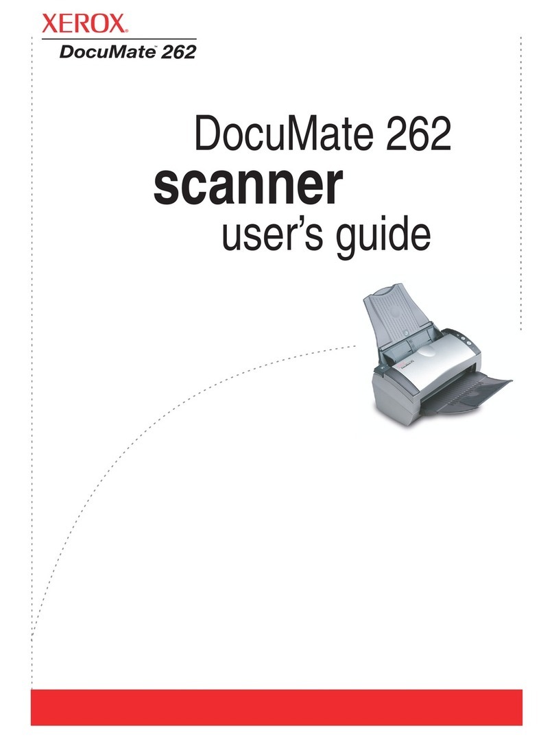 Xerox DocuMate 262 User manual