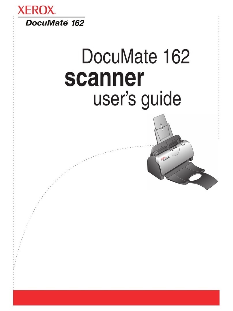 Xerox DocuMate 162 User manual