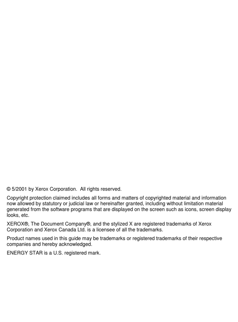 Xerox WorkCentre XL2120 User manual Xerox WorkCentre XL2120 User manual