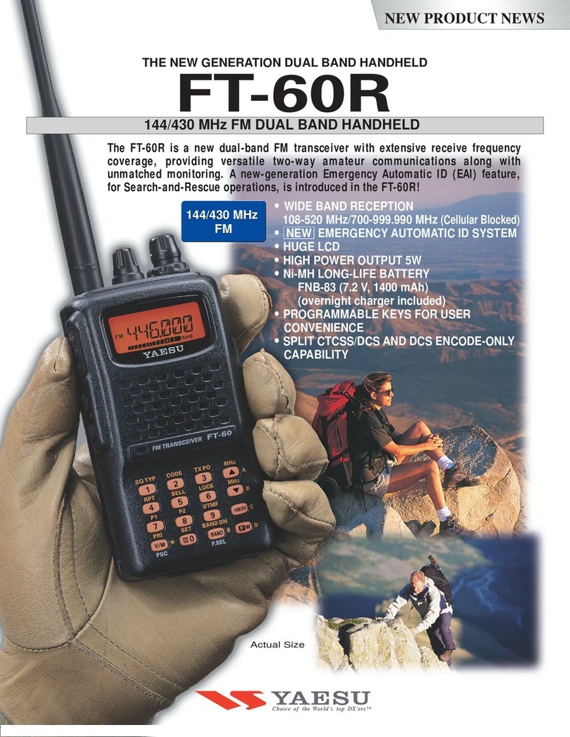 Yaesu FT-60R User manual