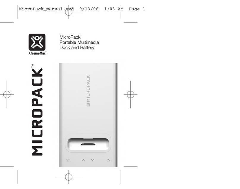 XtremeMac MicroPack User manual