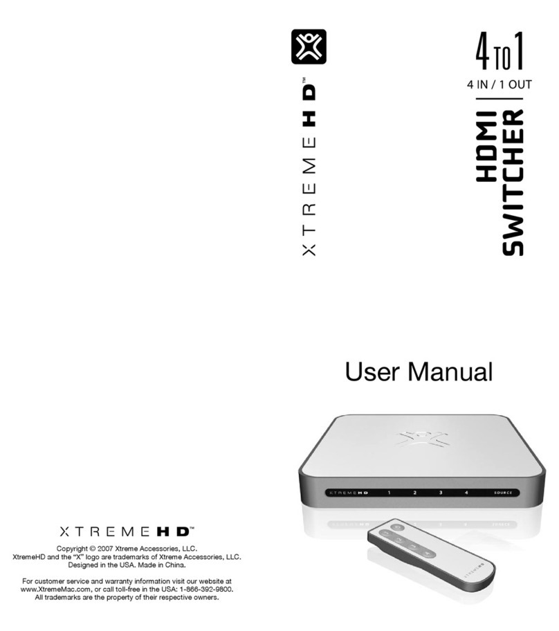 XtremeMac XtremeHD user manual