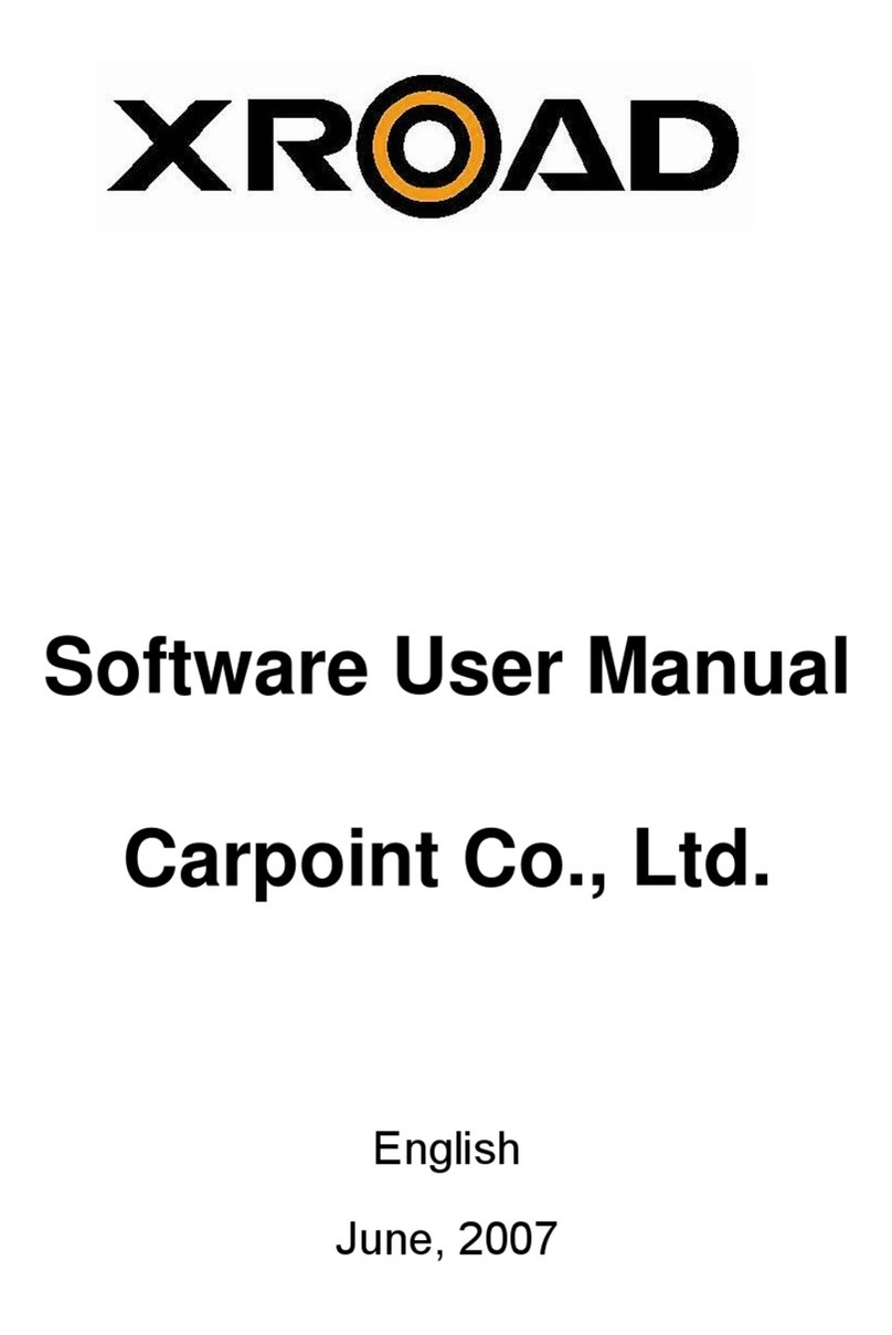 Xroad V4100 Software user manual