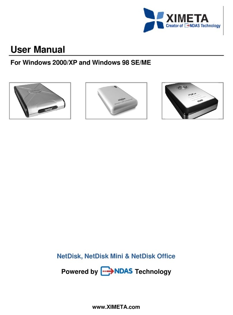 Ximeta NetDisk Mini MNC10-40 user manual Ximeta NetDisk Mini MNC10-40 user manual