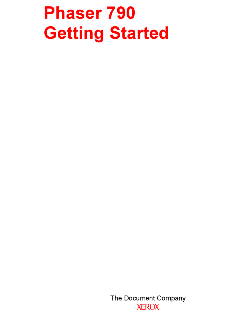 Xerox Phaser 790DP User manual