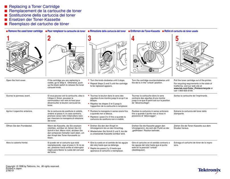 Tektronix Phaser 780 Color Manual