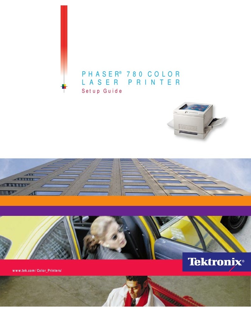Tektronix Phaser 780 Color User manual