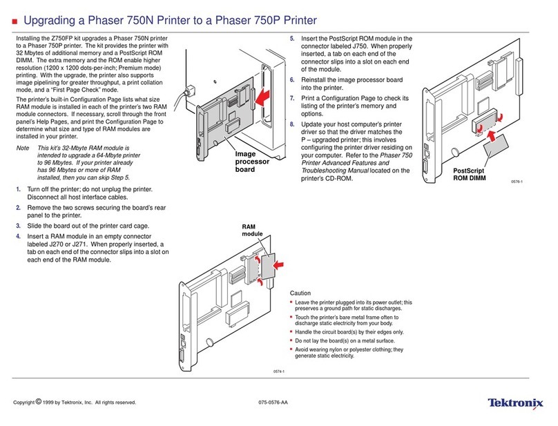 Xerox Phaser 750N Manual