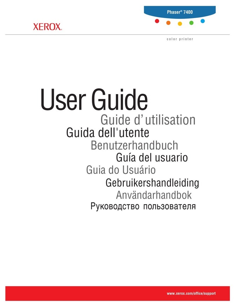 Xerox Phaser 7400 User manual
