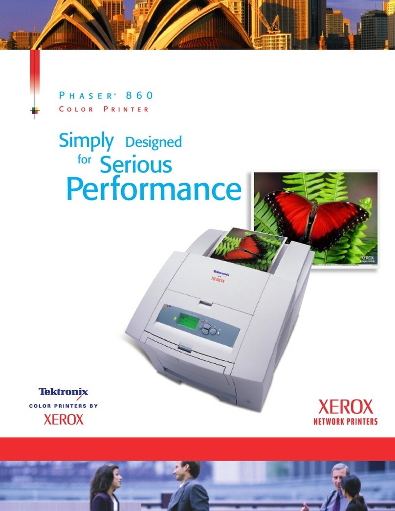 Xerox Phaser 860 User manual